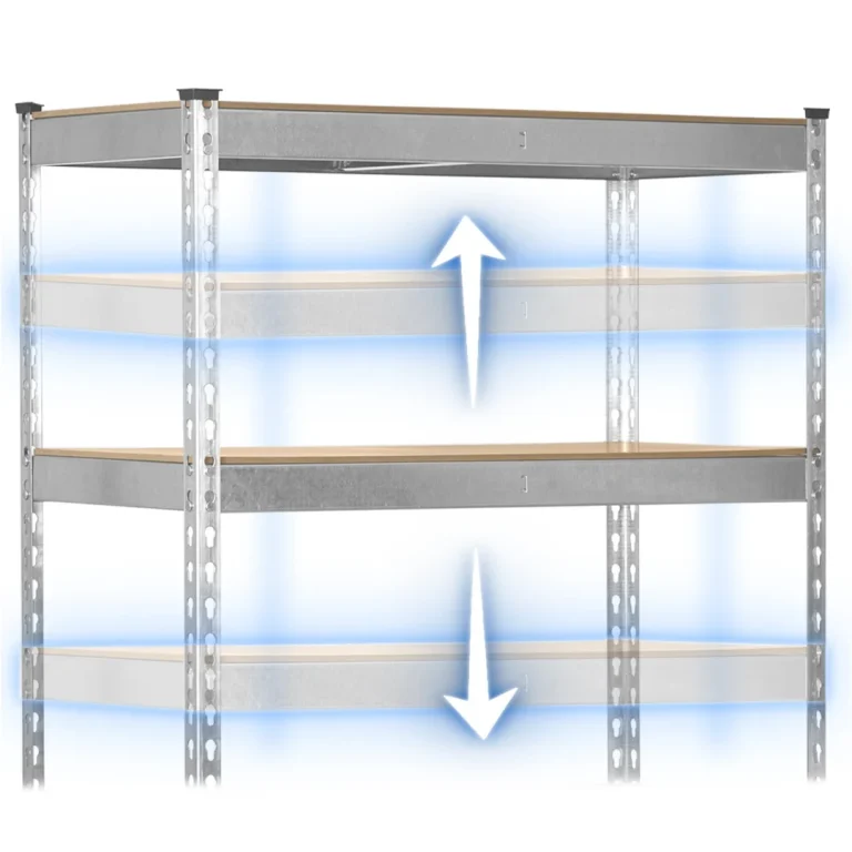 Metalni Stalak Za Odlaganje 183 X 90 X 45 Cm Humberg Hr 700 Srebrni 14