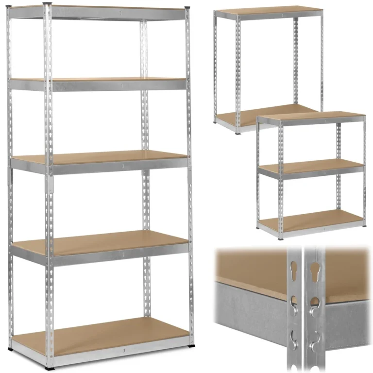 Metalni Stalak Za Odlaganje 183 X 90 X 45 Cm Humberg Hr 700 Srebrni 16