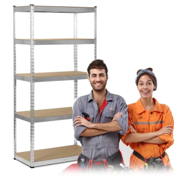 Metalni Stalak Za Odlaganje 183 X 90 X 45 Cm Humberg Hr 700 Srebrni 8