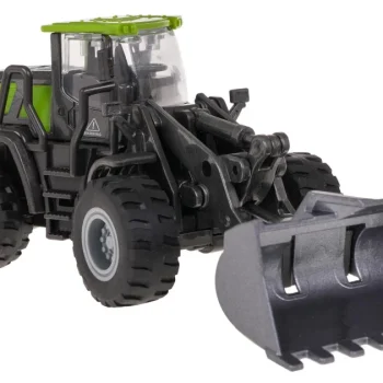Metalni Traktor S Plugom Crno Zeleni 3+ 2