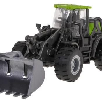 Metalni Traktor S Plugom Crno Zeleni 3+ 3
