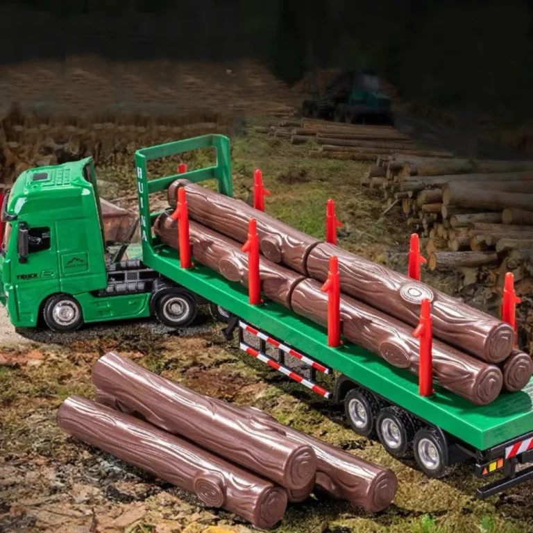 Metalni Transporter Drva Huina 1:50 Zeleni 3