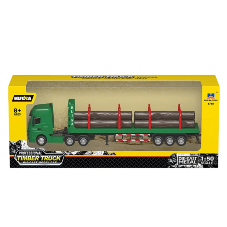 Metalni Transporter Drva Huina 1:50 Zeleni 4