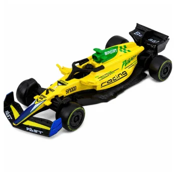 Metalni Trkaći Automobil Formule 1, žuti, 1:43 2