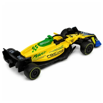 Metalni Trkaći Automobil Formule 1, žuti, 1:43 3