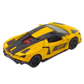 Metalni Trkaći Automobil, Povlačenje, žuti, 1:32 5