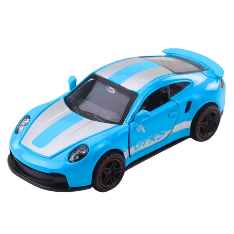 Metalni Trkaći Automobil S Otvarajućim Vratima Plavi Gtrs 1:43 2