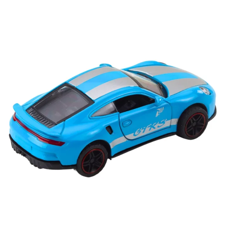 Metalni Trkaći Automobil S Otvarajućim Vratima Plavi Gtrs 1:43 3