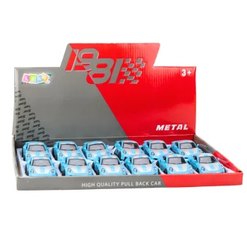 Metalni Trkaći Automobil S Otvarajućim Vratima Plavi Gtrs 1:43 6