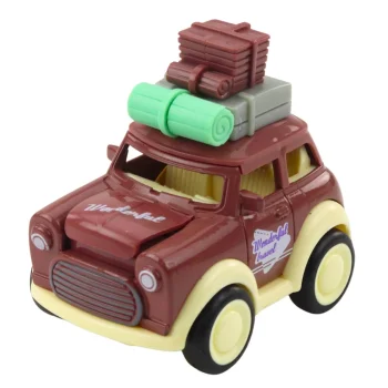 Metalni Turistički Automobil, Poskakujuća Hauba, Pogon Na Trenje, Mix Boja, 9 × 7,5 × 6 Cm 5