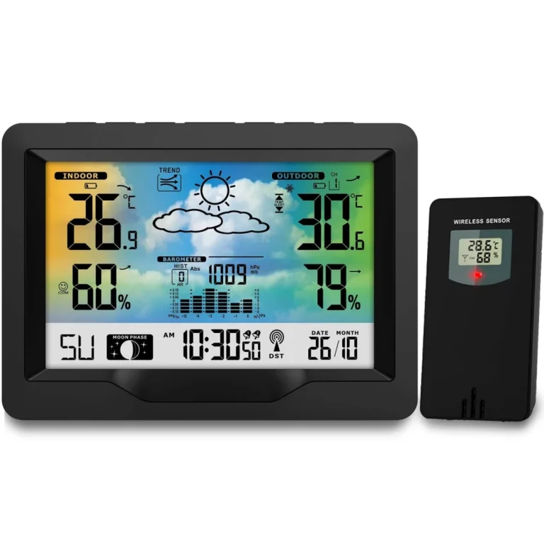 Meteorološka Stanica S Zaslonom Bd 901 Crna 2