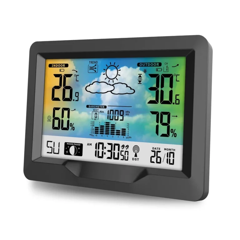 Meteorološka Stanica S Zaslonom Bd 901 Crna 3