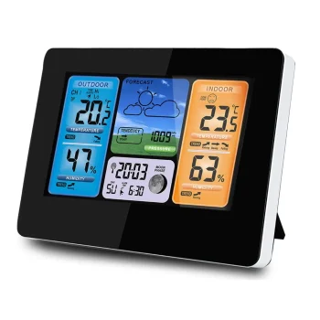 Meteorološka Stanica S Zaslonom Bd 902 Crna 2