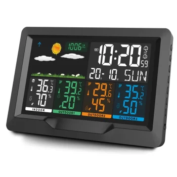Meteorološka Stanica S Zaslonom Bd 904 Crna 3