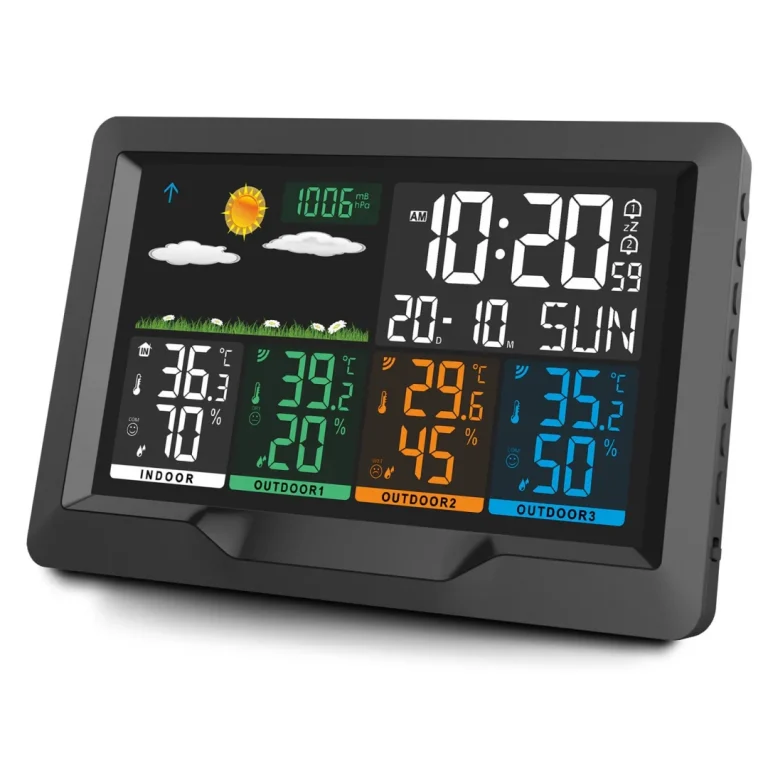 Meteorološka Stanica S Zaslonom Bd 904 Crna 3