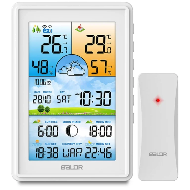 Meteorološka Stanica S Zaslonom Bd 906 Bijela 2