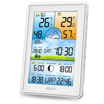 Meteorološka Stanica S Zaslonom Bd 906 Bijela 3
