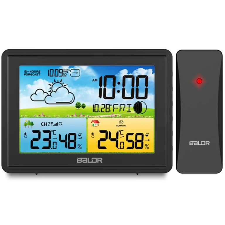 Meteorološka Stanica S Zaslonom Bd 908 Crna 2