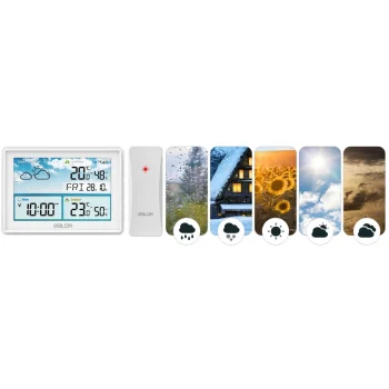 Meteorološka Stanica S Zaslonom Bd 909 Bijela 11