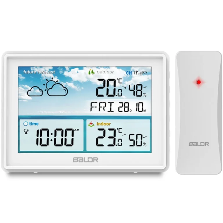 Meteorološka Stanica S Zaslonom Bd 909 Bijela 2