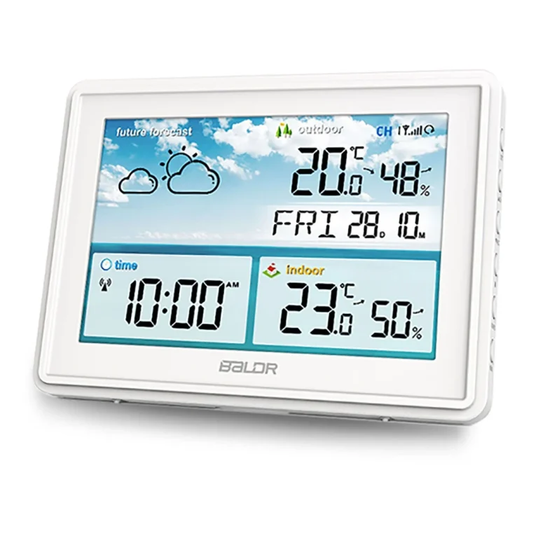 Meteorološka Stanica S Zaslonom Bd 909 Bijela 3