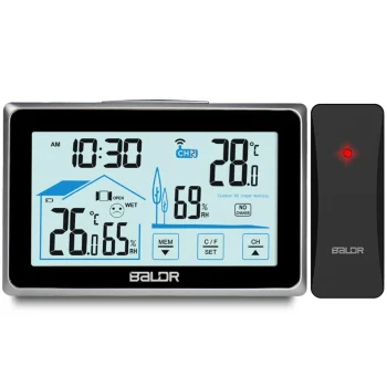 Meteorološka Stanica S Zaslonom Bd 910 Crna 2