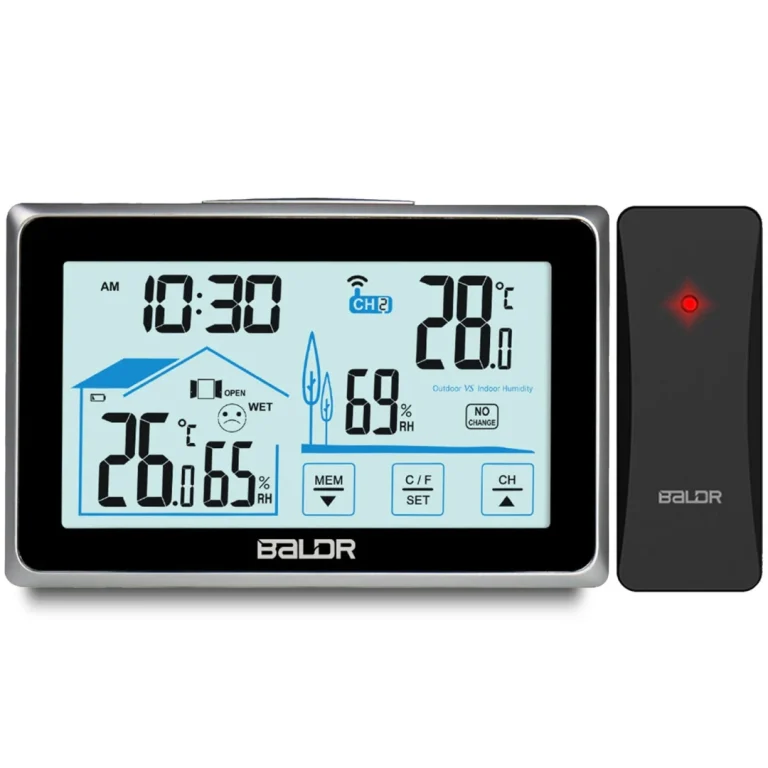 Meteorološka Stanica S Zaslonom Bd 910 Crna 2