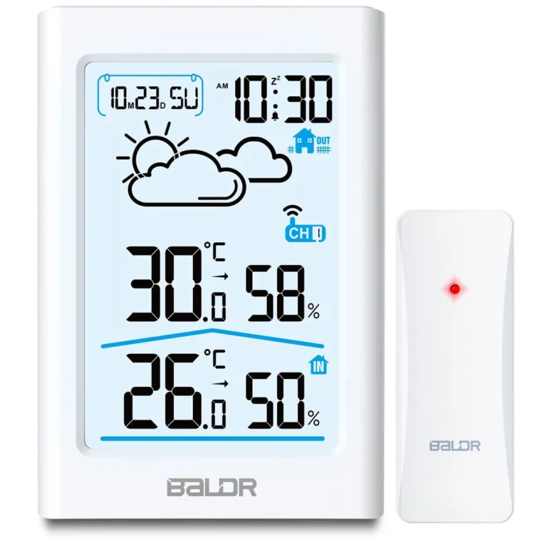 Meteorološka Stanica S Zaslonom Bd 911 Bijela 2