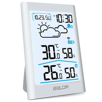 Meteorološka Stanica S Zaslonom Bd 911 Bijela 3