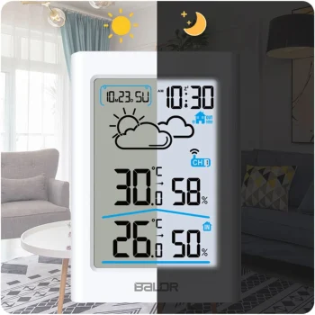 Meteorološka Stanica S Zaslonom Bd 911 Bijela 5