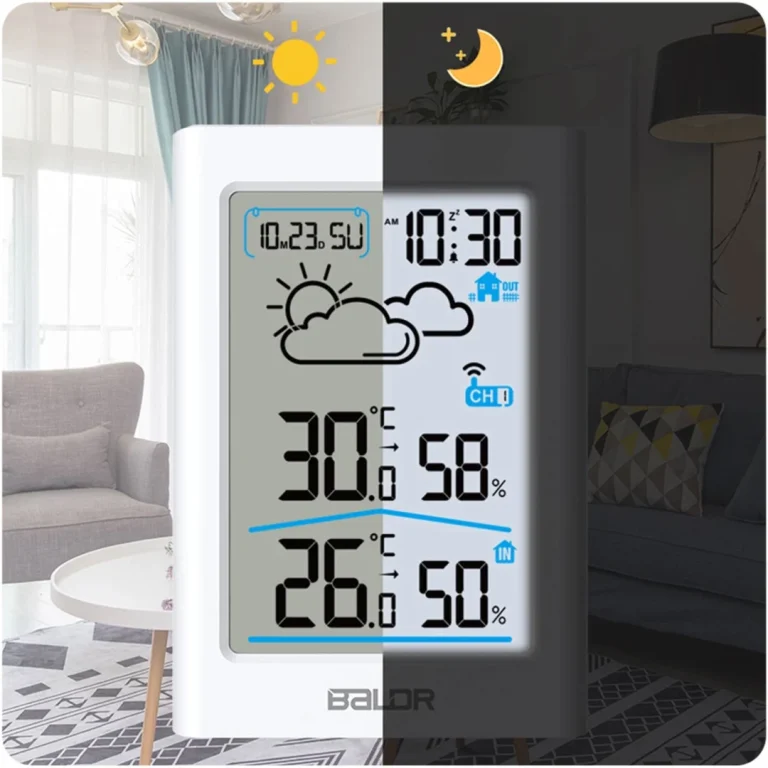 Meteorološka Stanica S Zaslonom Bd 911 Bijela 5
