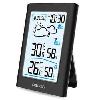 Meteorološka Stanica S Zaslonom Bd 911 Crna 4