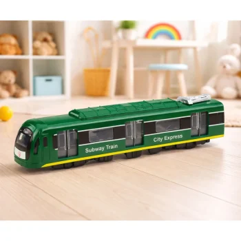 Metro Train City Express Otvaranje Vrata Svjetla Zvuči Zeleno 3