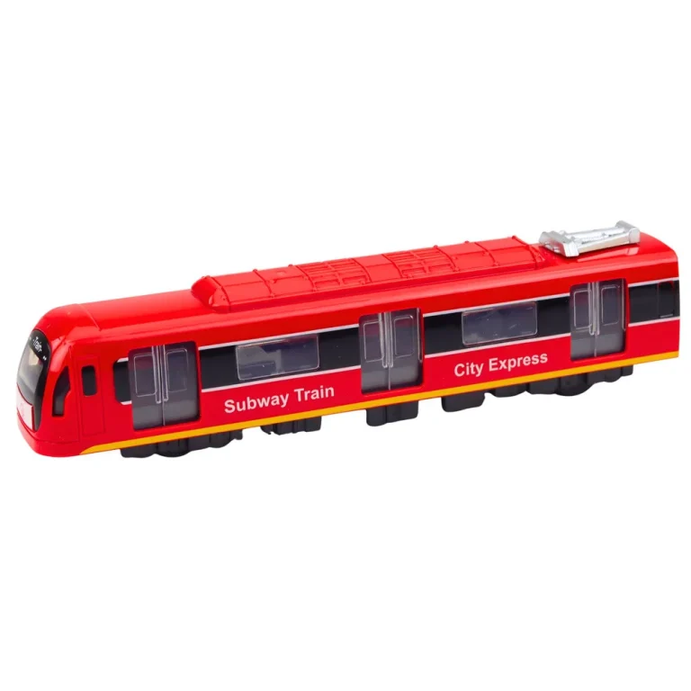 Metro Train City Express Otvaranje Vrata Svjetla Zvuči Crveno 2