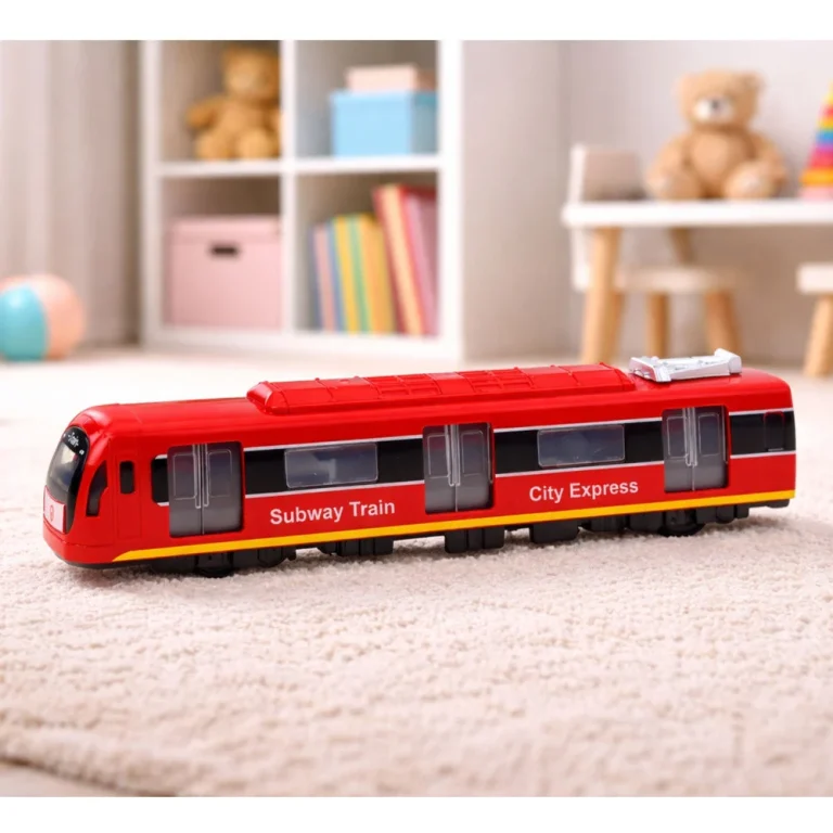 Metro Train City Express Otvaranje Vrata Svjetla Zvuči Crveno 3