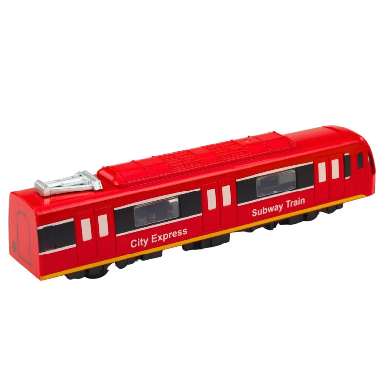 Metro Train City Express Otvaranje Vrata Svjetla Zvuči Crveno 4