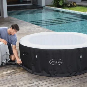 Miami Lay Z Spa Bestway Napuhavajuća Hidromasažna Kada Za 4 Osobe + Pumpa S Panelom + Filter 2