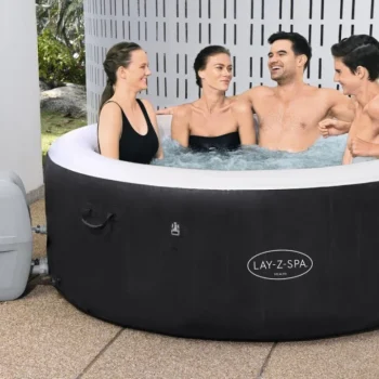 Miami Lay Z Spa Bestway Napuhavajuća Hidromasažna Kada Za 4 Osobe + Pumpa S Panelom + Filter 5