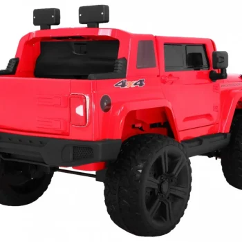 Mighty Jeep Auto Na Akumulator 4x4, Crveni 10