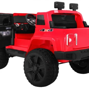 Mighty Jeep Auto Na Akumulator 4x4, Crveni 9