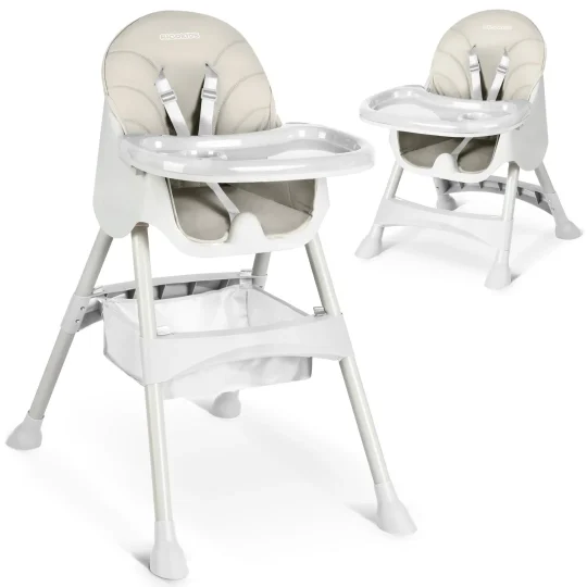 Milo Visoka Stolica Sa Stolom, Siva 1
