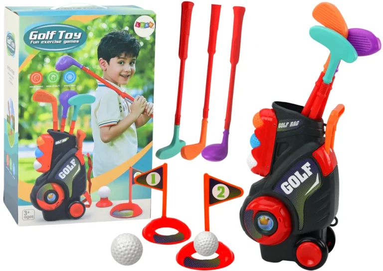 Mini Golf Set S Koferom Na Kotačima, 35,5 × 22 Cm 1