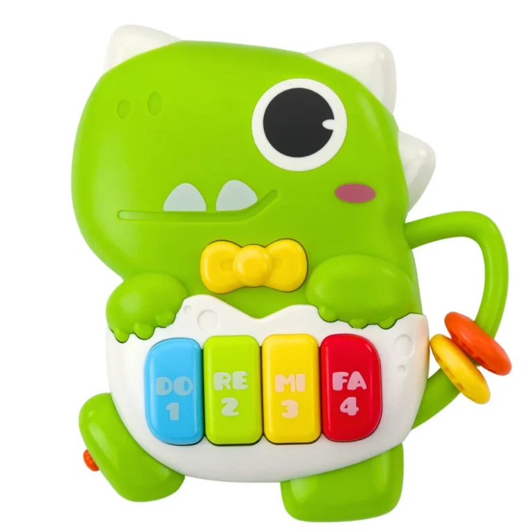Mini Klavir Dinosaur, Zelena, Svjetla I Zvukovi, 18 Mj.+ 2
