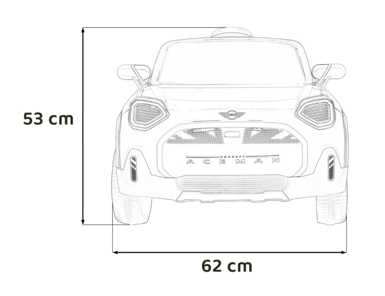 Mini Koncept Aceman Crno Vozilo 2