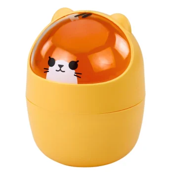 Mini Košara Za Stol S Medvjedićem, Narančasta, 1 L, 16 Cm 2