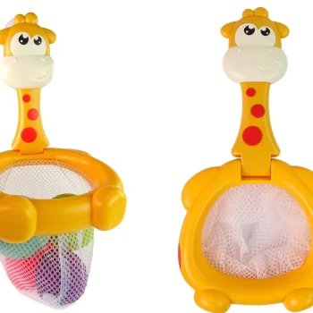 Mini Košarka Za Kupanje žirafa + Gumene Loptice 3