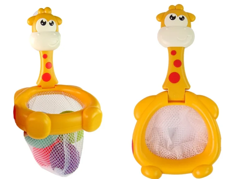 Mini Košarka Za Kupanje žirafa + Gumene Loptice 3