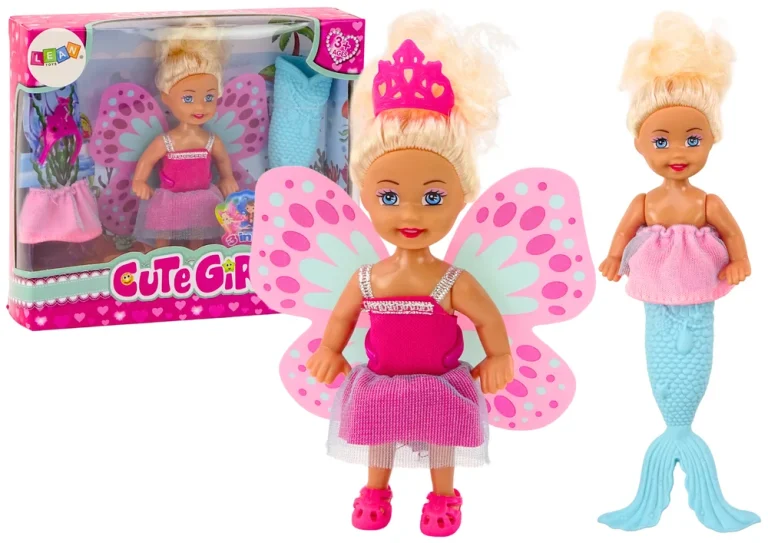 Mini Lutka 2 U 1 Sirena S Repom I Vila S Krilima 1