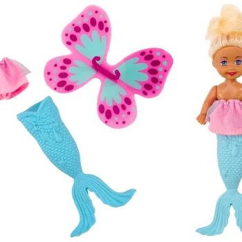 Mini Lutka 2 U 1 Sirena S Repom I Vila S Krilima 3