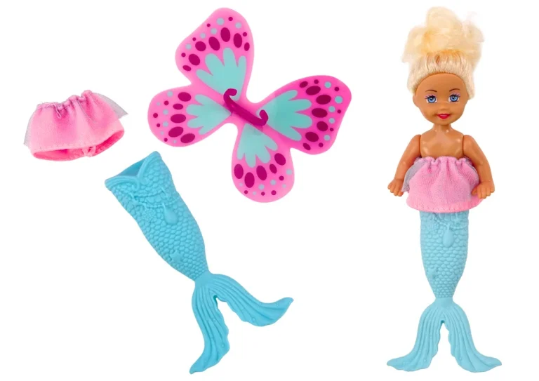 Mini Lutka 2 U 1 Sirena S Repom I Vila S Krilima 3